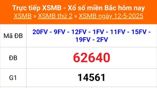 XSMB 12/5 - Kết quả Xổ số miền Bắc hôm nay 12/5/2025 - Kết quả XSMB thứ Hai ngày 12 tháng 5