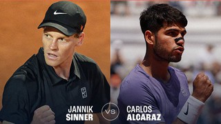 Link xem trực tiếp Sinner vs Alcaraz 22h00 hôm nay, chung kết Roma Masters 2025