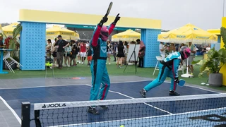 Ý tưởng độc đáo kết hợp Pickleball với đua xe F1 khiến người hâm mộ hào hứng