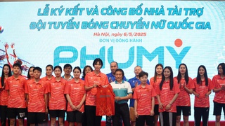 Đội tuyển bóng chuyền nữ Việt Nam có nhà tài trợ đồng hành