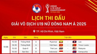 Lịch thi đấu bóng đá hôm nay 11/6: Trực tiếp Việt Nam đấu với Timor Leste ở giải Đông Nam Á
