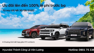 Tháng 6 bùng nổ chào hè - Nhận ngay ưu đãi lên tới 100% lệ phí trước bạ