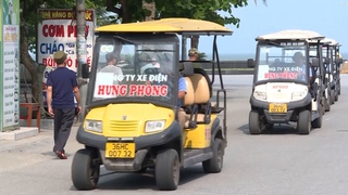 Thanh Hóa dừng hoạt động xe điện 4 bánh chở du khách ở Sầm Sơn từ 1/7