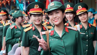 Lực lượng tham gia diễu binh, diễu hành kỷ niệm 80 năm Quốc khánh đã tới Hà Nội