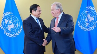 Thủ tướng Phạm Minh Chính hội kiến Tổng Thư ký Liên hợp quốc