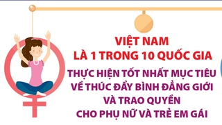Việt Nam là 1 trong 10 quốc gia thực hiện tốt nhất bình đẳng giới, trao quyền cho phụ nữ và trẻ em gái