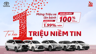 Doanh số tăng trưởng, Toyota tiếp tục duy trì ưu đãi lên đến 100% lệ phí trước bạ