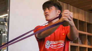 U23 Việt Nam rèn thể lực, sung sức chờ đấu Indonesia ở chung kết