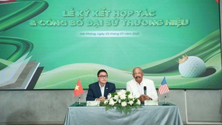 Neo Floor và hành trình mang thương hiệu Việt ra quốc tế cùng huyền thoại golf Jim Thorpe