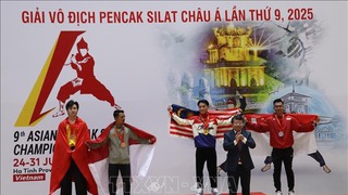 Việt Nam xuất sắc giành vị trí nhất toàn đoàn tại Giải vô địch Pencak Silat châu Á năm 2025