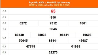 XSDL 10/8 - Kết quả xổ số Đà Lạt hôm nay 10/8/2025 - Trực tiếp XSDL ngày 10 tháng 8
