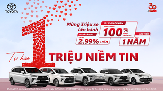 Trước thềm kỷ niệm 30 năm, Toyota tung loạt ưu đãi lớn cho khách mua xe trong tháng 8