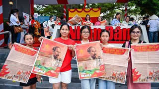 Trải nghiệm đa giác quan tại triển lãm "80 năm rạng rỡ non sông - Con đường Độc lập"