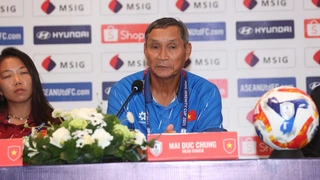 HLV Mai Đức Chung: ‘Đội tuyển Việt Nam coi trọng mọi đối thủ’