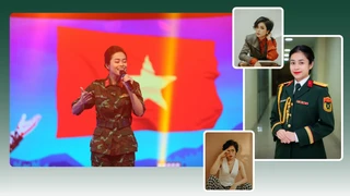 Hoàng Hồng Ngọc với “Bông hoa ánh thép”: Hành trình 15 năm của nữ nghệ sĩ mang màu áo lính