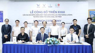 VinEnergo triển khai các dự án điện mặt trời kèm phin lưu trữ cho nhà máy ô tô VinFast và 2 nhà máy pin tại Hà Tĩnh