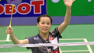 Nguyễn Thùy Linh thể hiện bản lĩnh khi hạ tài năng trẻ Hàn Quốc để lọt vào chung kết Vietnam Open