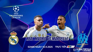 Nhận định, soi tỷ lệ Real Madrid vs Marseille 02h00 ngày 17/9, vòng phân hạng UEFA Champions League