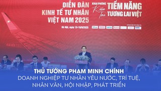 Thủ tướng Phạm Minh Chính: Doanh nghiệp tư nhân yêu nước, trí tuệ, nhân văn, hội nhập, phát triển