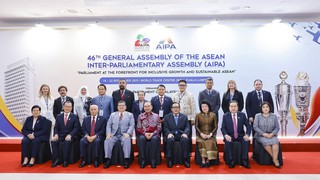 AIPA-46: Các Trưởng đoàn Nghị viện thành viên AIPA chụp ảnh chung