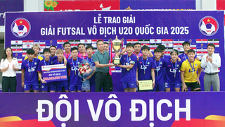 Thái Sơn Bắc khẳng định vị thế số 1 futsal Việt Nam sau chức vô địch U20 quốc gia