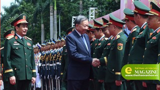 Tổng Bí thư Tô Lâm dự Đại hội Thi đua Quyết thắng toàn quân lần thứ XI giai đoạn 2020 - 2025