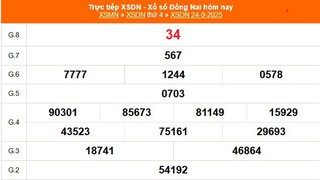 XSDN 24/9 - Kết quả xổ số Đồng Nai hôm nay 24/9/2025 - Trực tiếp XSDN ngày 24 tháng 9