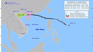 Bão số 9 suy yếu thành áp thấp nhiệt đới