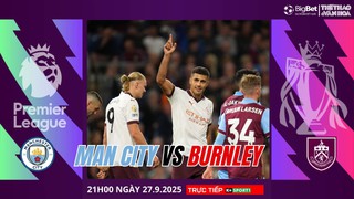 Nhận định, soi tỷ lệ Man City vs Burnley 21h hôm nay ngày 27/9, Ngoại hạng Anh