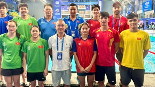 Đội tuyển bơi Việt Nam dự Giải vô địch thể thao dưới nước châu Á 2025