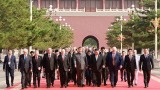 Chủ tịch nước Lương Cường dự Lễ duyệt binh kỷ niệm 80 năm chiến thắng phát xít