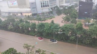 Cảnh báo những điểm ngập sâu ở Hà Nội do ảnh hưởng của bão số 10 