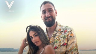 Người yêu 'tí hon' của Donnarumma gây chú ý