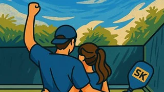 Ghen tuông vì pickleball