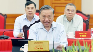 Tổng Bí thư Tô Lâm chủ trì cuộc làm việc của Bộ Chính trị với Ban Thường vụ Đảng uỷ Công an Trung ương