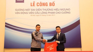 Mizuno tiếp sức cho Cao Cường dự Olympic 2020