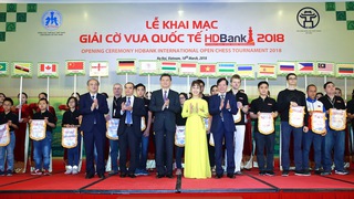 Giải Cờ vua Quốc tế HDBank 2018 chính thức khai mạc