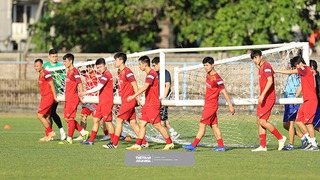 Tuấn Anh cùng Quế Ngọc Hải mang tin mừng đến thầy Park