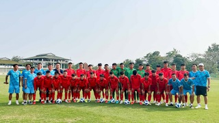 U16 Việt Nam hào hứng tập buổi đầu tiên tại Indonesia