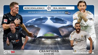 Soi kèo nhà cái M.Gladbach vs Real Madrid. Vòng bảng Cúp C1. Trực tiếp K+ PC