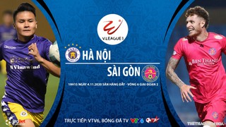 Soi kèo nhà cái Hà Nội vs Sài Gòn. Trực tiếp bóng đá Việt Nam 2020