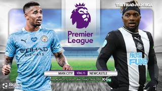 Soi kèo nhà cái Man City vs Newcastle. Trực tiếp bóng đá vòng 15 Ngoại hạng Anh