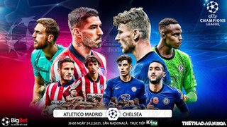 Soi kèo nhà cái Atletico Madrid vs Chelsea. Lượt đi vòng 1/8 Cúp C1 châu Âu