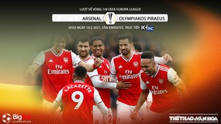 Nhận định bóng đá nhà cái Arsenal vs Olympiacos. K+NS trực tiếp bóng đá Cúp C2