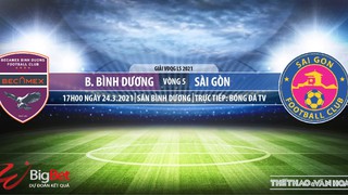 Soi kèo nhà cái Bình Dương vs Sài Gòn. BĐTV trực tiếp bóng đá Việt Nam