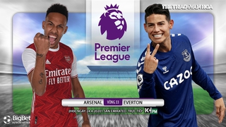 Soi kèo nhà cái Arsenal vs Everton. K+, K+PM trực tiếp Vòng 33 giải Ngoại hạng Anh