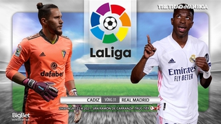 Soi kèo nhà cái Cadiz vs Real Madrid. BĐTV trực tiếp bóng đá Tây Ban Nha