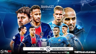 Soi kèo nhà cái PSG vs Man City. K+, K+PM trực tiếp Bán kết lượt đi Champions League