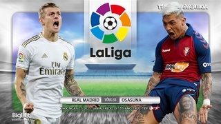 Soi kèo nhà cái Real Madrid vs Osasuna. BĐTV trực tiếp bóng đá Tây Ban Nha