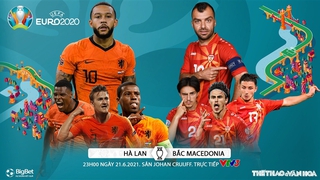 Kèo nhà cái. Soi kèo Hà Lan vs Bắc Macedonia. VTV6 VTV3 trực tiếp EURO 2021